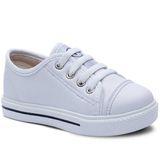 Tenis Infantil Menina Menino Casual Star Moda Escolar 11.21i Cor:branco,tamanho:25