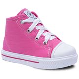 Tenis Infantil Casual Cano Alto Menina Menino Star 11.49i Cor:pink,tamanho:20