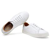 Tênis Casual Feminino Metalizado Dia A Dia Conforto Leve Branco 38