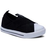 Tenis Casual Infantil Menina Menino Calce Facil Macio 11.48 Cor:preto,tamanho:28