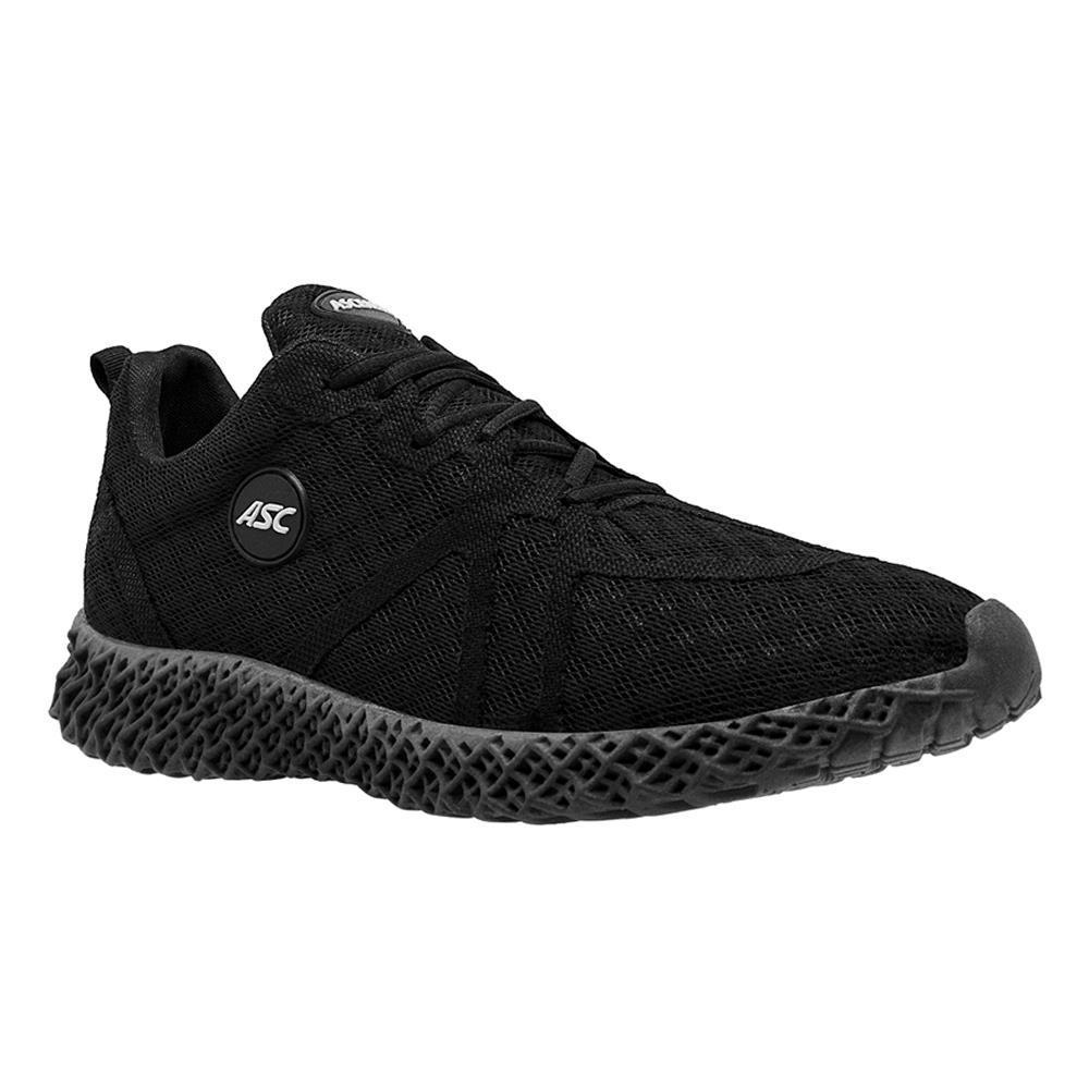 Tênis Masculino Esportivo Conforto Caminhada Dia A Dia Macio Preto 35