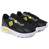 Tênis Esportivo Masculino Caminhada Corrida Conforto Leve Amarelo 37