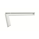 Mão Francesa Perfil T 22 Cm Branco (2 Peças)