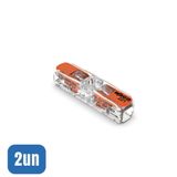 2 Emendas Inline Reta 2 Vias 0,25-4,0mm 221-2411 - Wago