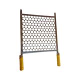 Grelha Galvanizada Tela Moeda Para Churrasqueira 60x50cm