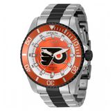 Relógio Masculino Nhl Philadelphia Flyers, Invicta Zg42251, Prata E Vermelho