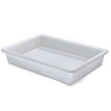 Bandeja Plástica Retangular 12 Litros Multiuso Branca 53 Cm