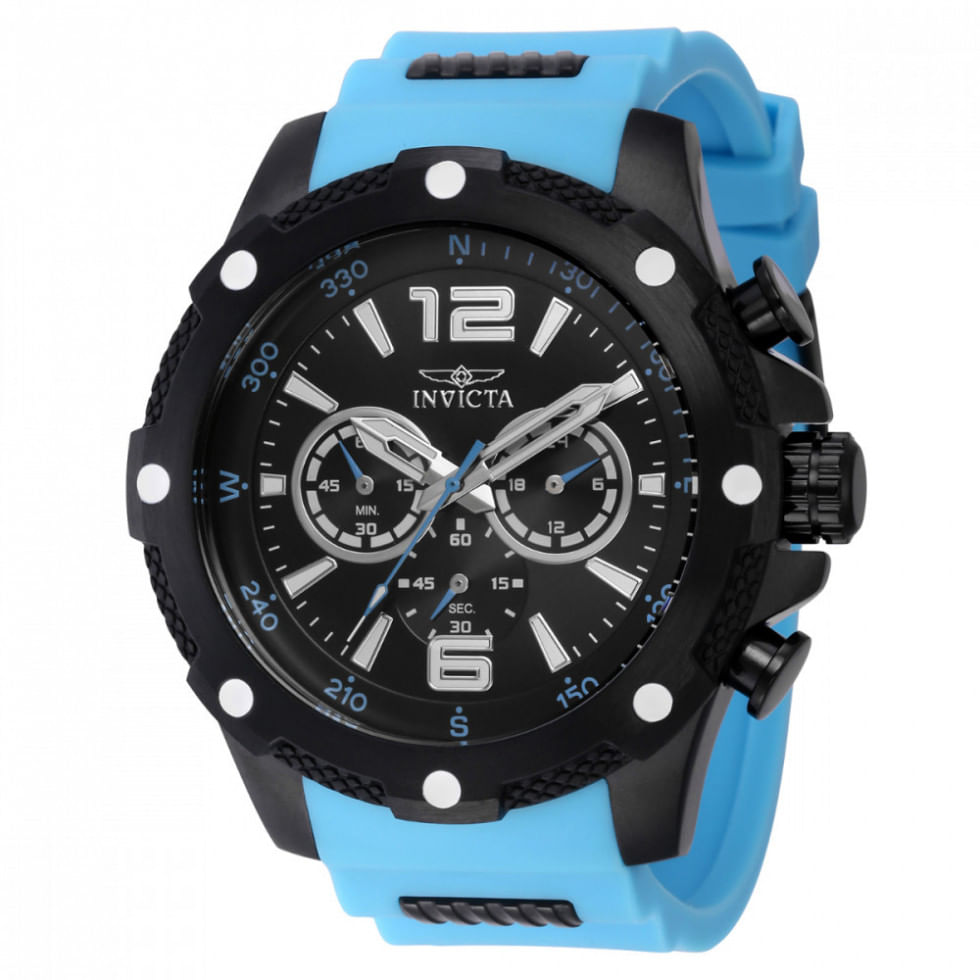 Relogio Masculino Analogico De Quartzo 50mm, Invicta I Force 43001, Azul