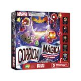 Jogo De Tabuleiro Corrida Magica Marvel 5 Miniaturas Heróis