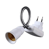 Adaptador Lâmpada E27 Tomada 20 Cm Cor Branco - Bestfer