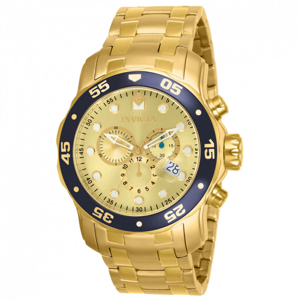 Relógio Masculino Pro Diver Scuba, Invicta Zg80068, Dourado