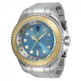 Relógio Masculino Hydromax, Invicta Zg35145, Prata E Azul Claro