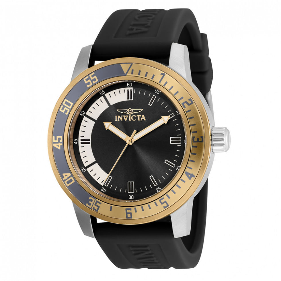 Relógio Masculino De Quartzo Especializado, Invicta 35681, Preto