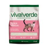 Areia Higiênica Biodegradável Viva Verde Grãos Mistos Gatos 4kg