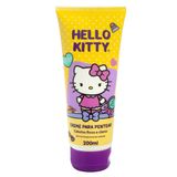 Creme Para Pentear Cabelos Finos E Claros Hello Kitty 200ml Cia Da Natureza