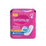 Absorvente Intimus Tripla Protecao Cobertura Extra Suave Sem Abas 8un