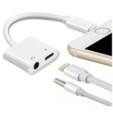 Cabo Adaptador Iphone Lightning  Dois Em Um Iphone Saida P2