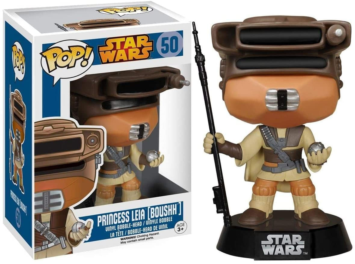 Star Wars Boushh Leia Pop! Cabeça Bobble Vinil