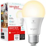 Lâmpada Inteligente Sengled, Lâmpada Alexa Dimmable, Lâmpadas Inteligentes Que Trabalham Com Alexa & Google Home, Lâmpadas Wifi A19 Soft White (2700k