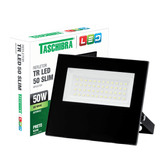 Refletor Taschibra Led Tr Slim 50w Verde Preto Bivolt