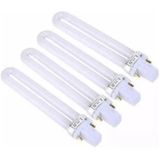4 Lampada Para Cabine Uv Estufa Lâmpada 9w Forninho