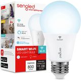 Lâmpada Inteligente Sengled, Lâmpadas Wifi Sem Hub Necessário, Lâmpadas Inteligentes Que Trabalham Com Alexa, Google Home, Smart Led Light A19 Daylig