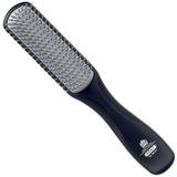 Kent Kfm3 Preto Meia Rodada Estreita Escova De Cabelo Desembaraça - 9 Linhas Iônica Anti Estática Não Arranhe Nylon Bristle Gel Styler Ótimo Para Est