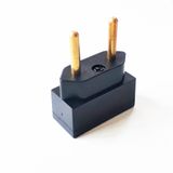 Kit 10 UN - Adaptador de Tomada Universal Misto 10A e 20A - Preto