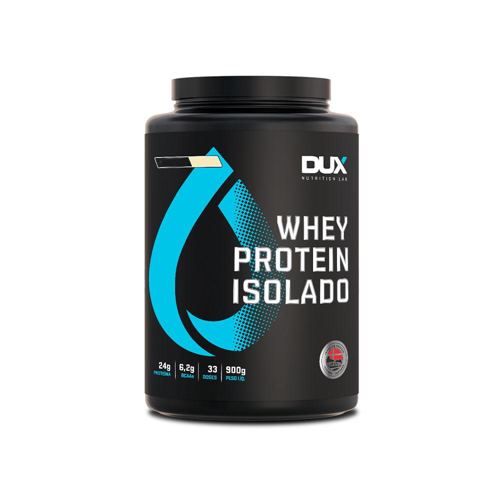 Whey Protein Isolado Baunilha Pote 900g Dux Nutrition