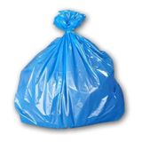 200 Sacos De Lixo Azul 100l Resistente Bar Padaria