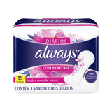 Protetor Diario Always Com Perfume 15un