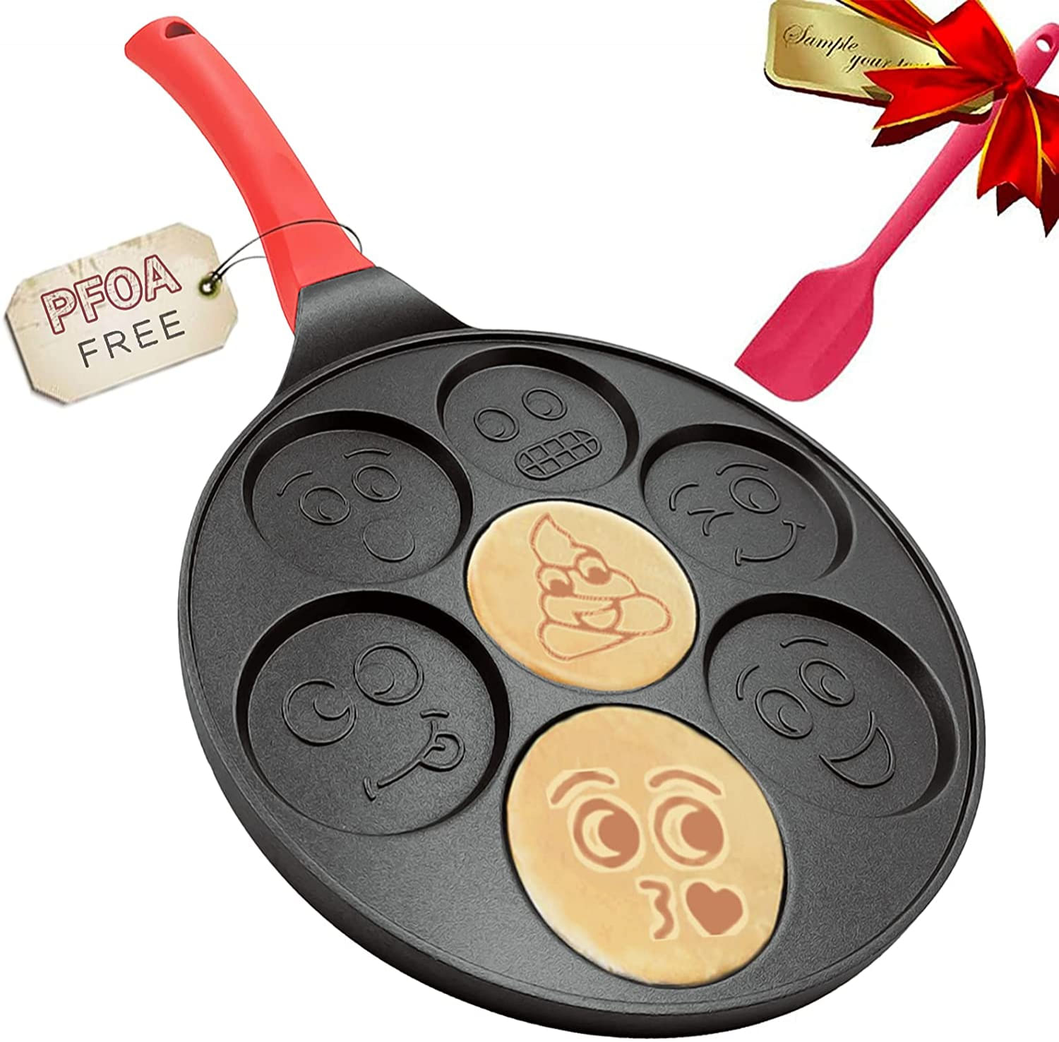 Panqueca Griddle Pan- Panqueca Pan Sorvete Fabricante De Panquecas Sorriem Waffle Irons Pan Pancake Griddle Pan