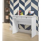 Escrivaninha Office Mesa De Computado 2 Gavetas Branco