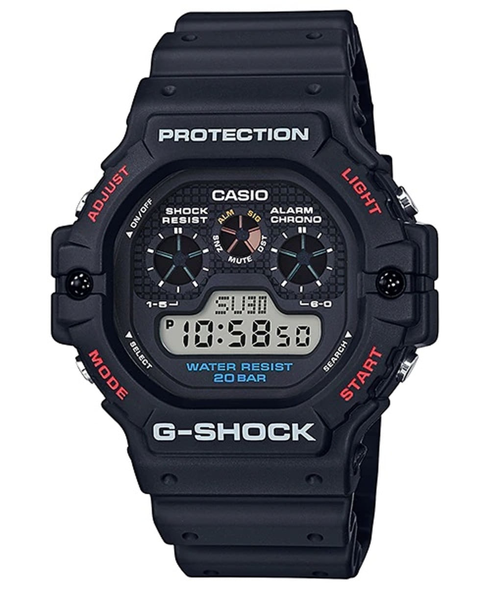 Relógio Casio G-shock Masculino Digital Preto Dw-5900-1dr