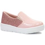 Tenis Iate Slip On Infantil Menina Feminino Casual Moda 11.84 Cor:rosa,tamanho:25