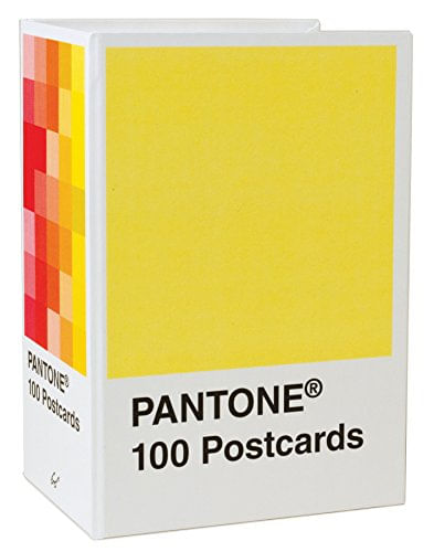 Caixa Postal Pantone 100 Cartões Postais (conjunto De Cartões De Chip De Cor Pantone, Cartões Postais De Arte)