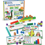 Mathlink Cubos Conjunto De Atividades Matemáticas Do Jardim De Infância - Dino Time! Brinquedo De Contagem Educação