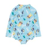 Roupa De Banho Bluey Girls  Bebês Crianças Bingo Azul Natação C