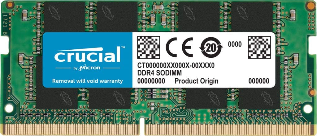 Memória De Laptop Ram Crucial De 8gb Ddr4 3200 Mhz Ct8g4sfra32a