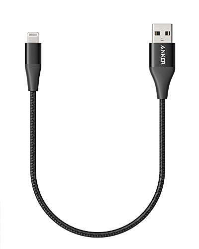 Anker Powerline+ Ii Lightning Cable (1ft), Mfi Certificado Para Compatibilidade Impecável Com Iphone 11 / Xs/xs Max/xr/xr/x / 8/8 Plus / 7/7