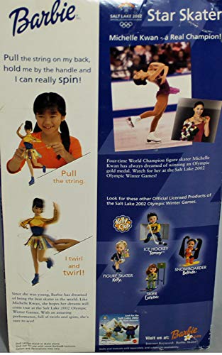 Boneca Barbie Patinadora Estrela Michelle Kwan