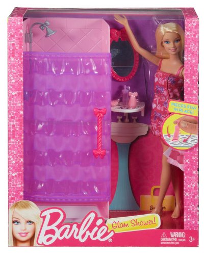 Barbie Glam Chuveiro Playset