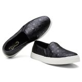 Tênis Feminino Slip On Casual Moderno Estilo Confortável Preto 38