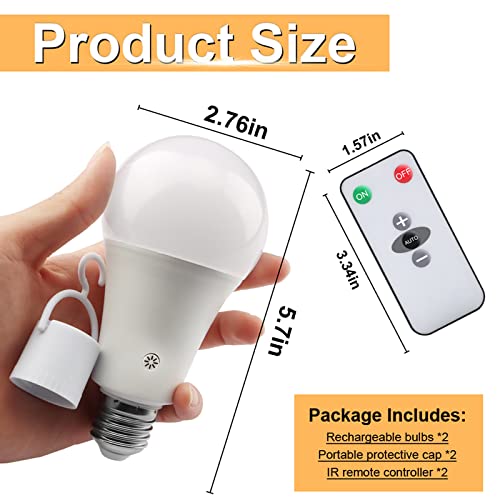 Texsens-recarregável-led-emergência-lâmpada, 7w 600lm 30