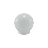 Kit 13 Luminária Plástica Bola Branca + 13 Suporte