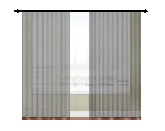 Cortina Para Sala Mariana 300x260 Promoção Cortinaweb