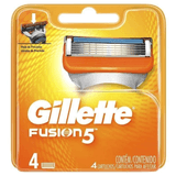Carga Gillette Fusion 5  Com 4 Unidades