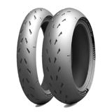 Par Pneu Moto Michelin Power Cup 2 120/70 Zr17 + 180/55 Zr17 Track Day Zx-6 R6 Cbr 650 Daytona Mt07