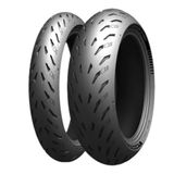 Par Pneu Moto Michelin Power 5 120/70 ZR17 + 180/55 ZR17 MT-07 MT-09 ZX-6R Hornet CBR GSR GSF 600 750