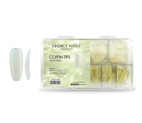 Legacy Nails Professional Nail Tips - Ideal Para Acrílico, G